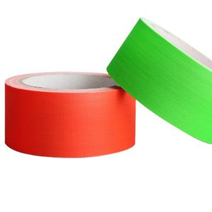 Fluorescent Cloth Tape Identification  Tape Matte Non-reflective tape
