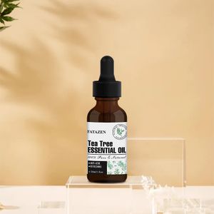 Fatazen Private Label 100% Pure Natural Tea Tree Essential Oil OEM Vegan Bathing Massage Aroma Diffuser Organic Tea Tree Oil