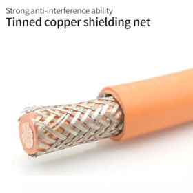 Copper Screen Shield Hv Car Cable Automotive Wire Ac1000v Dc1500v 125c 1*70mm 1*50mm Ev Cable