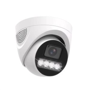 8MP Hik Compatible Full Color PoE CCTV Dome Camera Waterproof Audio ColorVu 2.8mm Lens Outdoor Security IP Network Camera 4K