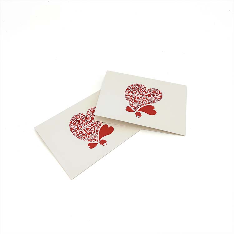 Wholesale Custom Recycled Paper Eco Friendly Thank You Cards With Logo Greeting Card