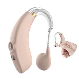BTE Hearing Aid Mini Invisible Ear Aid Sound Amplifier Rechargeable Hearing Aids for the Elderly