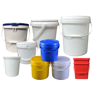 Factory wholesale 5 gallon custom paint pp buy food grade manufacturer bucket plastic for sale