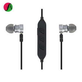 Wholeasale Neckband Earphones Magnetic Aluminium Alloy Wireless Earphone HIFI Sound In-Ear Earphone With Microphone For Sport