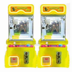 Colorful Mini Doll Machine Coin Operated Game Machines Mini Plush Toy Claw Crane Machine