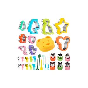 32-Piece Stainless Steel Sandwich Different Shape Mold Cake Bread Cutter Fruit and Vegetable Embossing Handmade Baking Set