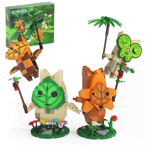 CM3007 Kids Puzzle educational toys Building Blocks Toys Korok Yahaha animated characterEdu cational Building Blocks Set Toys