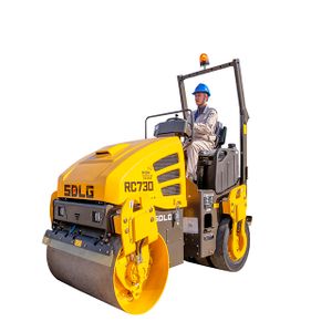 SDLG RC730 china cheap vibrating roller road bevel gear road roller for sale used road roller