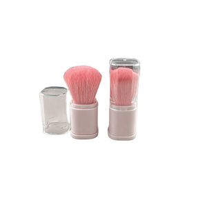 Private label makeup brushes Retractable Kabuki Foundation Brush For Face Application Portable