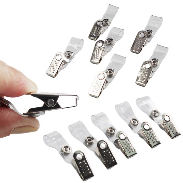 Bestom Metal Clip with PVC Straps High Quality ID Card Badge Holder Accessory