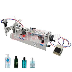 Semi-automatic Liquid Filling Machine Bottle 100-1000ml Shampoo Liquid Soap Manual Pneumatic Liquid Filling Machine
