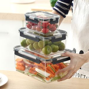 Food Storage Set Space-saving Containers Stackable Containers 3pc 550ml 1400ml 3000ml Reusable Plastic Meal Prep BPA Free