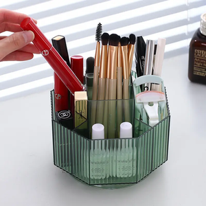 Choice Fun Wholesale Luxury Makeup Palette Organizer Acrylic Makeup Brush Holder Display Case