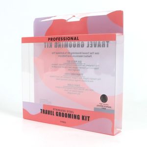 Manufacturer customized colored printing PET PVC clear transparent packaging box for cosmetic makeup toy doll