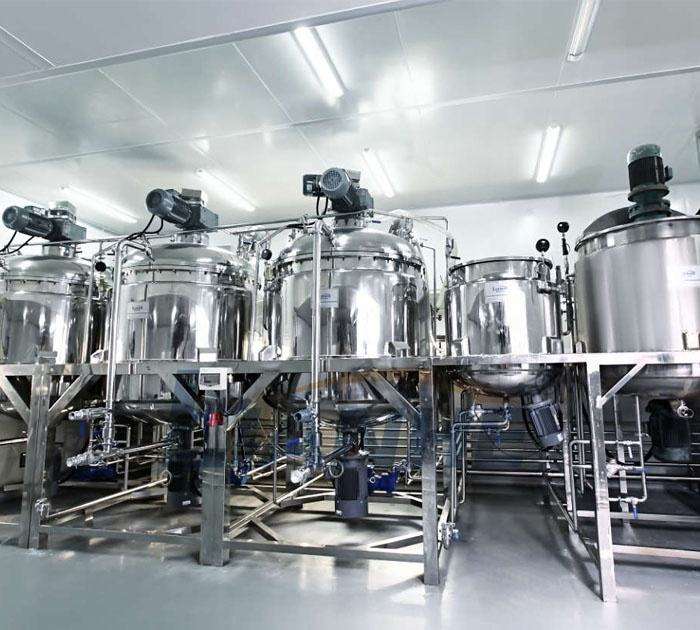 High Speed Homogenizer Mixing Equipment High Shear Emulsifying Cream Lotion Food Mayonnaise Mixer Vacuum Emulsifier