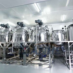High Speed Homogenizer Mixing Equipment High Shear Emulsifying Cream Lotion Food Mayonnaise Mixer Vacuum Emulsifier