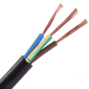 2.5mm* 3 core copper flexible core pvc cable rvv electrical cable multicore price