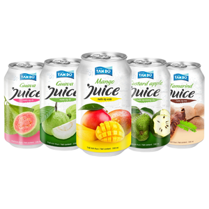 Vietnam suppliers tropical fruit juice manufacturer in 330ml cans - Free Samples - Private label beverages - Support Marketing