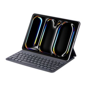 Wholesale OEM/ODM Slim Smart Keyboard Folio with Button Battery for 11'' iPad Air and iPad Pro 2024 Dark Grey Slim & Lightweight