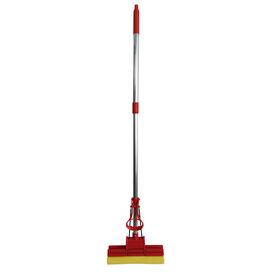 PVA Sponge Mops for Floor Cleaning Squeeze with 50" Long Handle, Sponge Mops for Floor Cleaning with Wringer
