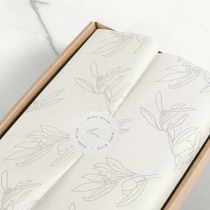 Custom Brand Logo Printing Gift Wrapping Tissue Paper Clothes Tissue Wrapping Paper for Packing