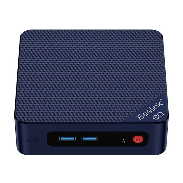 New Beelink EQ12 Alder Lake N100 Compact Pocket Computer 8G DDR5 500Gb PCIe SSD Window 11 Media Center Small Mini PC