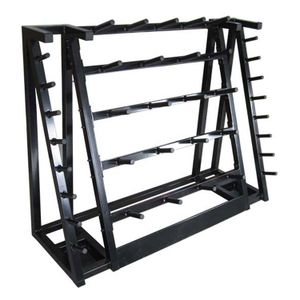 Gym Fitness Weight Plate Rack Barbell Set Rack