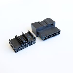 24Pins Automotive ISO Unsealed Connector Auto Audio Wire Harness Socket Car Male Female Docking Plug