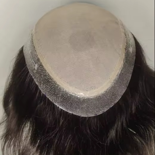 Gents & ladies Silk Pro full wig front lace 100% natural human hair wig ladies topper Customized Factory Price 2024 hot sale