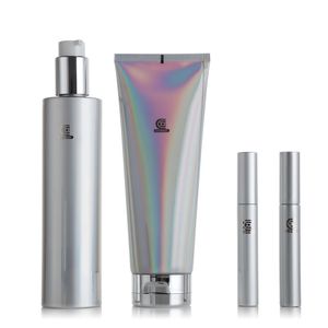 hot sale  250ml Empty Custom Color Cosmetic Plastic PET Lotion Bottle For Face Cream and soft tube Packaging