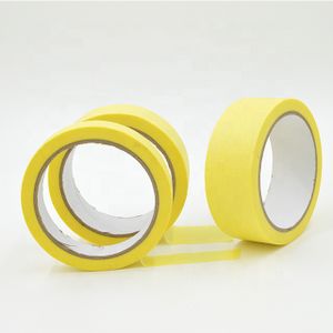 Zhanye wholesale 12mm 18mm 24mm 36mm 48mm width quality high temperature resistance masking tape painting car paint masking tape