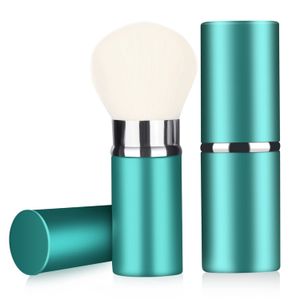 Retractable Kabuki Makeup Brush Travel Face Blush Brush Portable Powder Foundation Sunscreen Makeup Brush Set