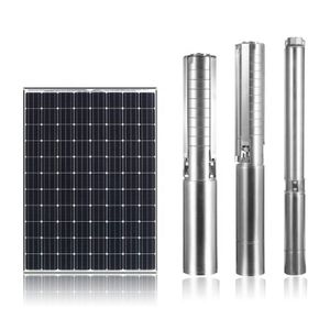 Solar Kit Well Irrigation Dc 0.5hp Borehole Water Pumps Submissive Solar Pump 600w 52l/min 63m