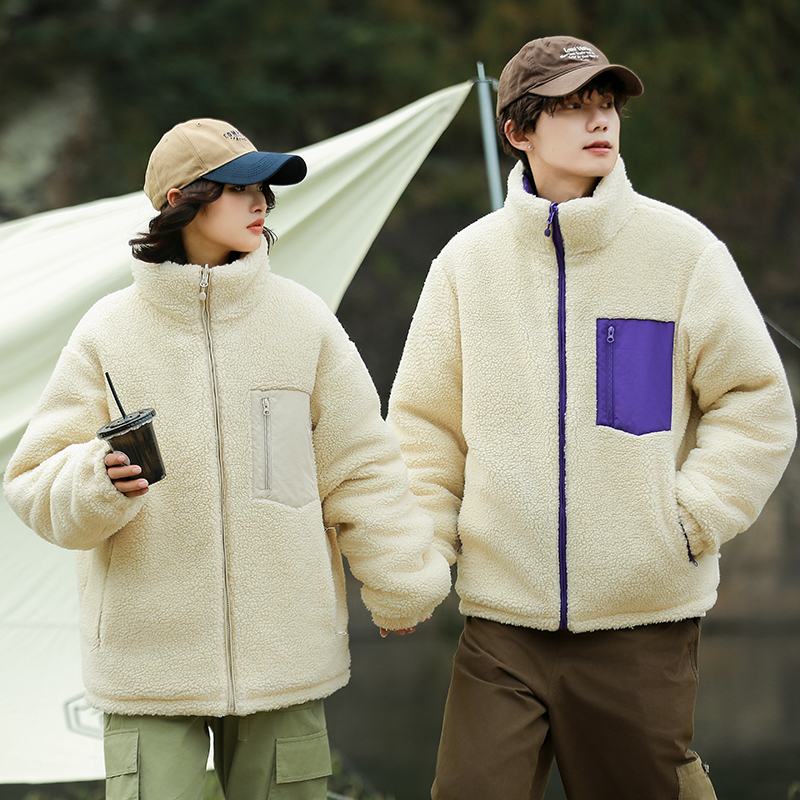 Shishi City Pinxun Clothing Co., Ltd. Young men's big pocket sports autumn and winter coat new trend men's clothes on all loose cargo casual spring and autumn jacket