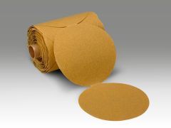 3M™ Stikit™ Paper Disc Roll 363I, P100 F-weight, 5 in x NH, Die 500X, 100 discs per roll