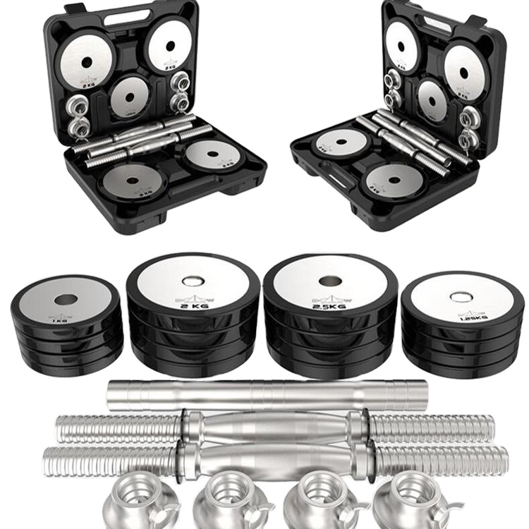 gym equipment 20kg Fitness Equipment dumbbell workouts Gym Weights dumbbell Set steel  Adjustable Dumbbell For body gym