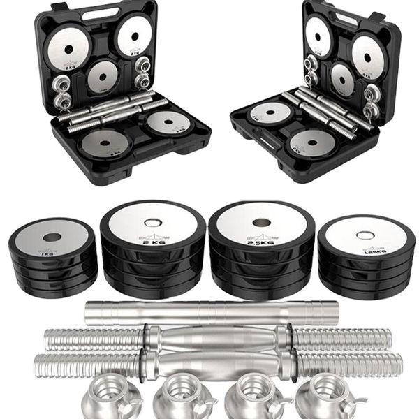 gym equipment 20kg Fitness Equipment dumbbell workouts Gym Weights dumbbell Set steel  Adjustable Dumbbell For body gym