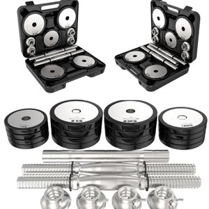 gym equipment 20kg Fitness Equipment dumbbell workouts Gym Weights dumbbell Set steel  Adjustable Dumbbell For body gym
