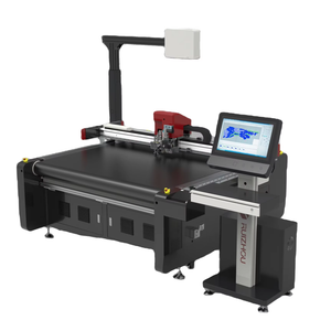 RUIZHOU cow leather flatbed cutting plotter machine for sample room