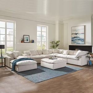 Modern design modular sectional sofa set living room furniture down cloud sofa couch