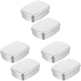 Metal tin Box Aluminum Soap Box Container Portable Soap Holder with Lid, Travel Size Soap Saver for Camp
