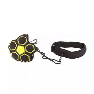 Wholesale  Football Training Device Ball Net Self Goal Training Kick Practice Trainer Adjustable Waist Belt soccer solo trainer