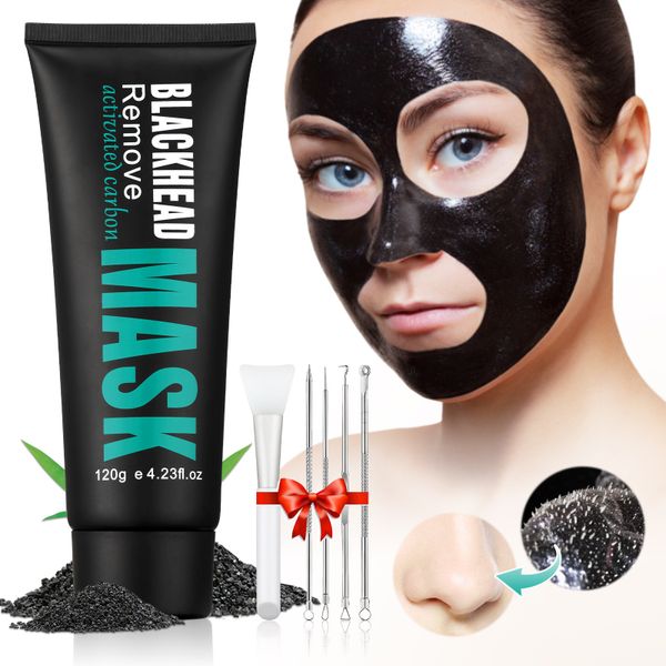 Customized blackhead removal nose mask set bamboo charcoal peel-off mask T zone care blackhead removal nose mask