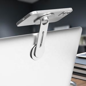 Laptop Extension Cell Phone Holder Foldable Magnetic Continuity Camera Car Mount for iPhone 12 14 MAC-BOOK Desk Bed Use