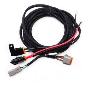 Custom Heavy Machinery Wiring Harness Farm-equipment Motor with Fuse External Power Wire Assembly Wire Harness