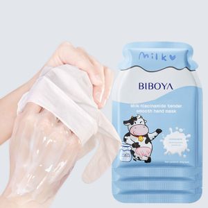 Milk Niacinamide Hand Mask Soft and Smooth Moisturizer for Dry Rough Skin Hydrating Whitening Feature