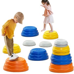 5PCS Non-Slip Plastic Balance Stepping Stones for kids Perfect Toddler Indoor Outdoor Activity