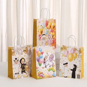 2024 Factory Direct Custom Spot Kraft Paper Bag Shopping Bags Can Be Used For Wedding Birthday