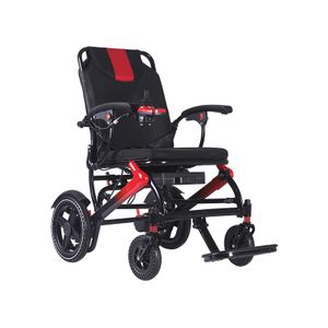 Outdoor Portable Electric Wheelchairs Aluminum Frame Power Wheelchair Lightweight Portable Folding Electric Wheelchair for Adult