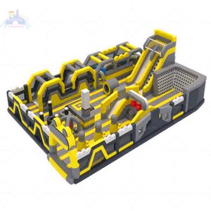 Hot Sale Commercial Bounce House Inflatable Obstacle Course For Adults Kids
